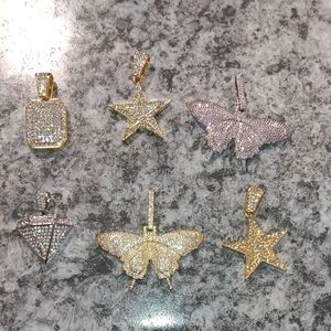 Gold and Silver Multi Style Pendants